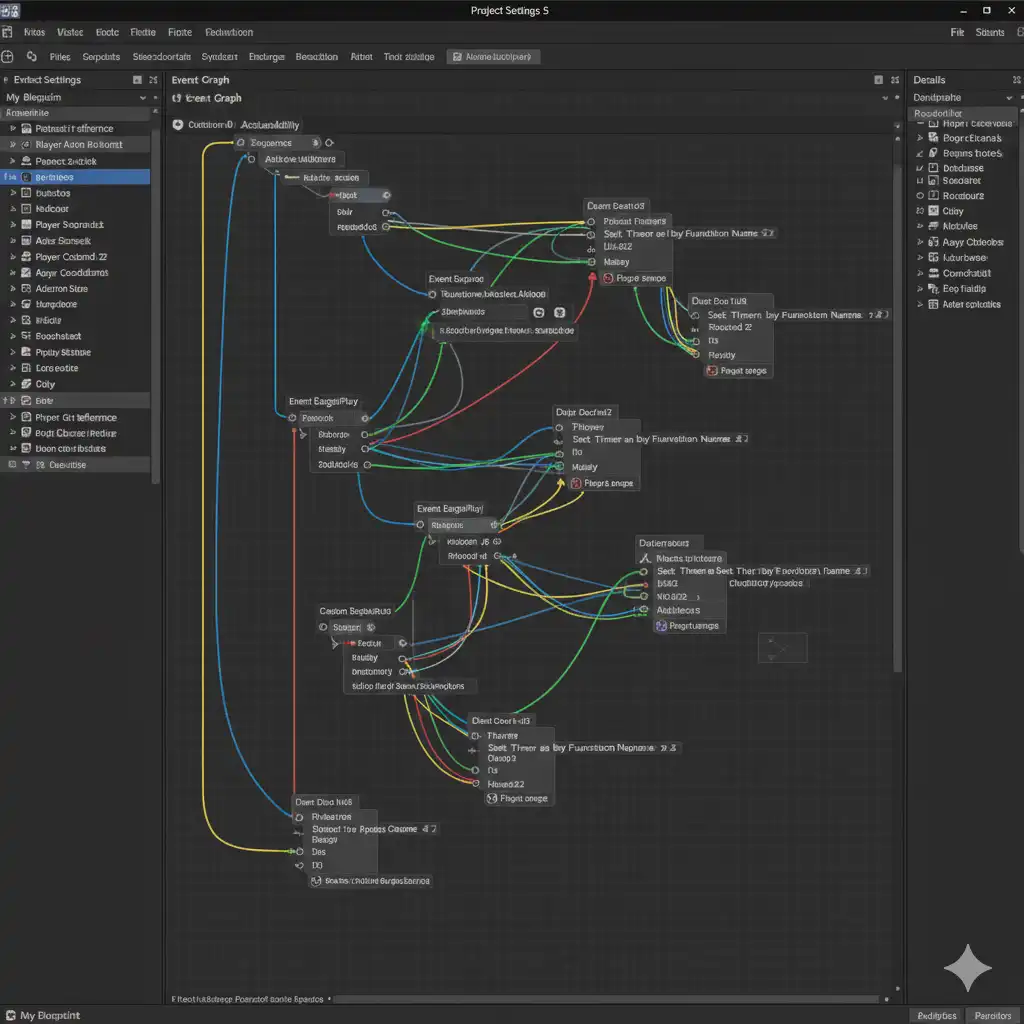 Unreal Engine blueprint system